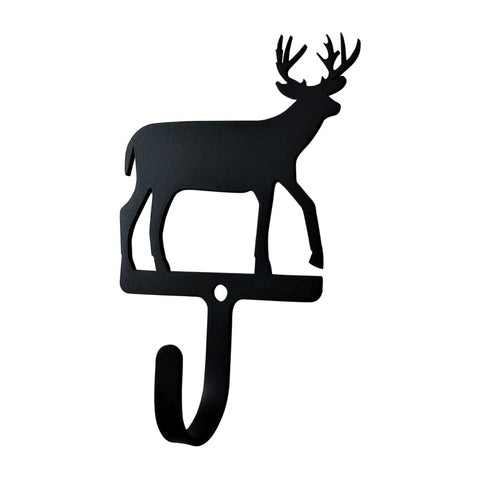 Wrought Iron Metal Deer Design Wall Hook Small