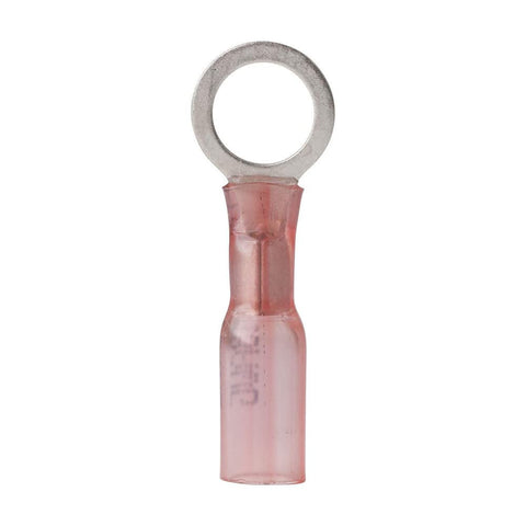 ANCOR MARINE GRADE 310599 Electrical Nylon Insulated Adhesive Lined Heat Shrink Ring Terminals (22 to 18-Gauge, Size 5/16 Screw, 100-Pack)