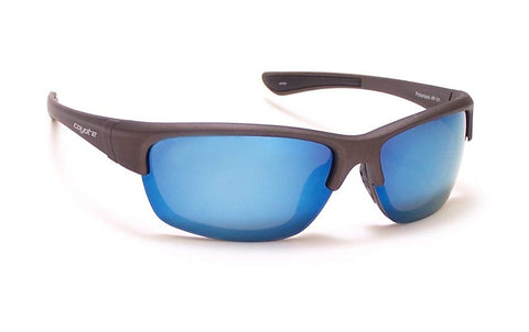Coyote Sunglasses - P-31 / Frame: Matte Grey Lens: Blue Polarized FM