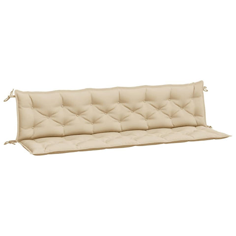 vidaXL Garden Bench Cushions - Beige 78.7"x19.7"x2.8" - Water- Oxford Fabric for Patio/Indoor Furniture