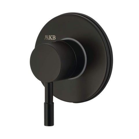 Kingston Brass KS3030DL Concord Single-Handle Three-Way Diverter Valve with Trim Kit, Matte Black