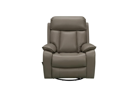 BarcaLounger Mac Manual Swivel Glider Recliner-Lynn-Smokey-Gray