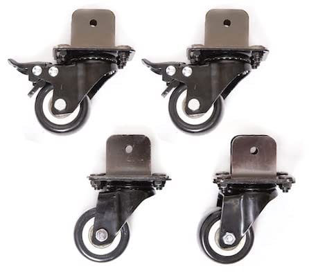 Wheels Kit for Wheel Mobility Base - Heavy Duty & Adjustable Wheel Mounted Kit for Stabilizer, Perfect for Wheeled Mobility Base - Compatible with Most Activity Chair Stabilizer (Set of 4)