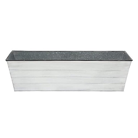 Oakestry Large Cape Cod Style Flower Box Planter – Durable Outdoor Resin Window Box with Classic Design – Perfect for Patio, Balcony, or Garden Décor