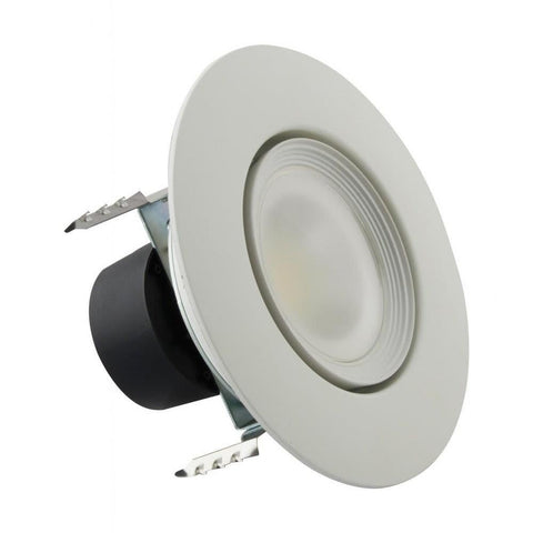 Satco S11822 7.5 Watt LED Directional Retrofit Downlight - Gimbaled; 4 in; Adjustable Color Temperature; 60 deg. Beam Angle , White