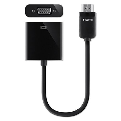 Belkin HDMI to VGA + 3.5mm Audio Adapter M/F 1080p 5 ft. Black BLKF2CD058