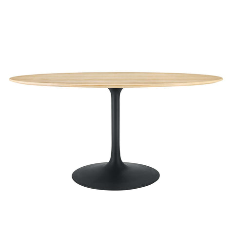 Lippa 60 Wood Oval Dining Table
