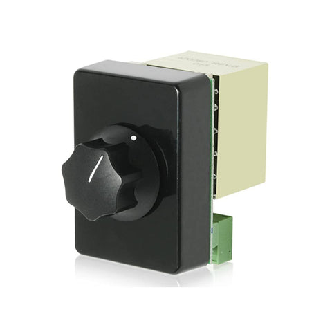 Atlas Sound Deluxe, Rack Mounted 35w Attenuator, 3db Steps - Volume Control - Black Knob, Matte Black