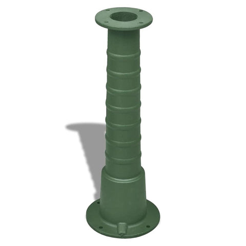 vidaXL Durable Cast Iron Garden Hand Water Pump Stand - Sturdy and Versatile - 26" Height - Compatible with Hand Water Pumps - Easy Assembly - Green