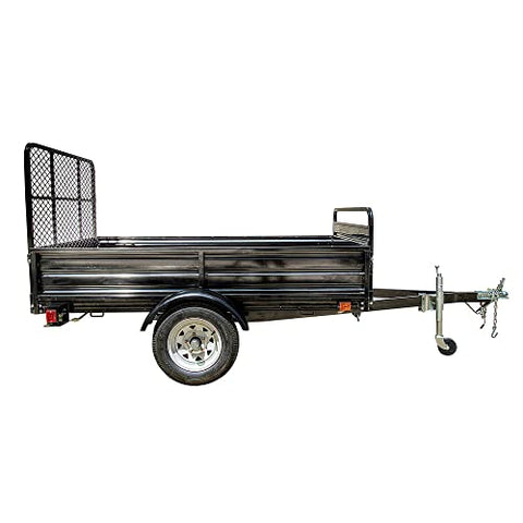 DK2 4.5 x 7.5 Drive-Up Gate Utility Trailer, Load Capacity 1639 lb, Deck Length 7.5 ft, Deck Width 4.5 ft, Model# MMT5X7-DUG