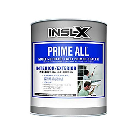 Benjamin Moore Insl-x Prime All White Flat Water-Based Acrylic Latex Primer 1 qt. - Case of: 1