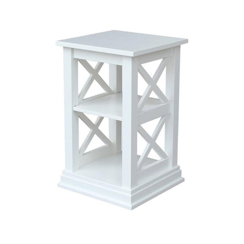 IC INTERNATIONAL CONCEPTS Hampton Accent Table with Shelves