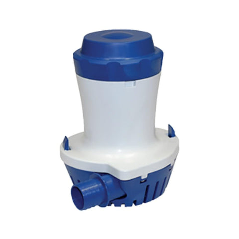PENTAIR SHURFLO 358-010-10 Bilge Pump, 2000 GPH, Submersible Marine Pump, Nylon Housing, Water-Cooled Motor, Ignition Protected, Swivel Base, 12VDC, 10 AMPS Max, ISO & CE Certified