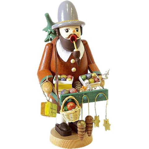 Alexander Taron Importer 26083 Richard Glaesser Incense Burner-Ornament Vendor-7.5" H x 3.5" W x 5" D, Brown