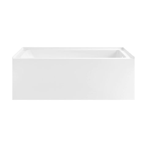 Voltaire 60" X 32" Right-Hand Drain Alcove Bathtub with Apron in Bisque