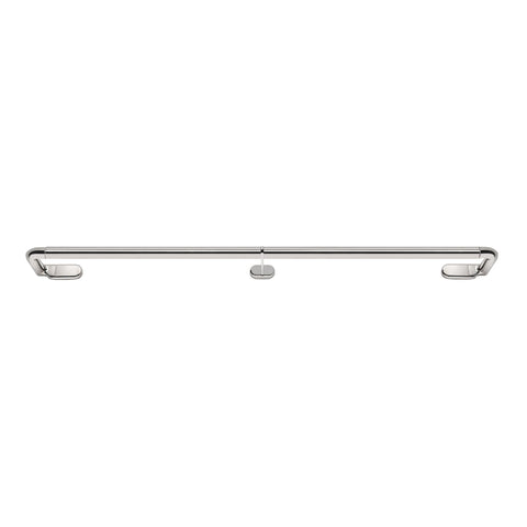 Innovative Dylan Wrap Around Window Curtain Rod - 1/2" Rod Diameter Fits Windows Size 36" - 66" - Stainless Steel Heavy Duty Drapery Rods for Bedroom, Living Room, Kitchen & Bathroom