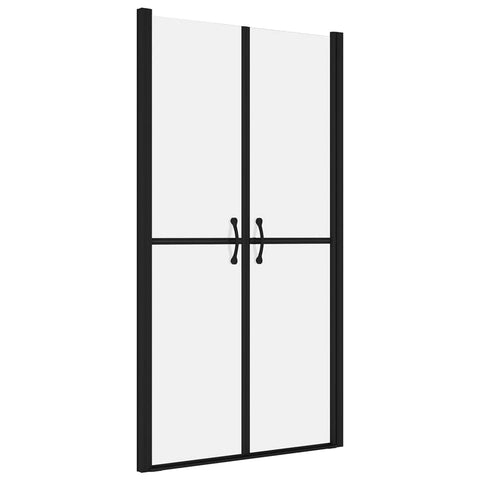 vidaXL Shower Door, Bathroom Shower Enclosure, Shower Screen with Modern Handles, Shower Cubicle Bathroom Accessory, Clear ESG (26.8"-28") x74.8