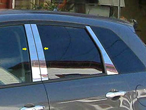QAA is Compatible with 2007-2012 Acura RDX 4 Piece Stainless Pillar Post Trim PP27270
