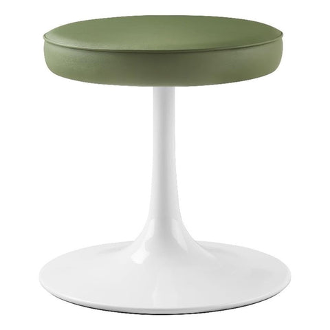 Modway Lippa 18 Inch Faux Leather Stool in Leaf
