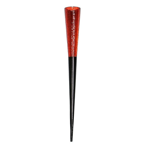 Oakestry SC-02RD Sparkle Cone, Red Glass Candle Holder for Tea Lights