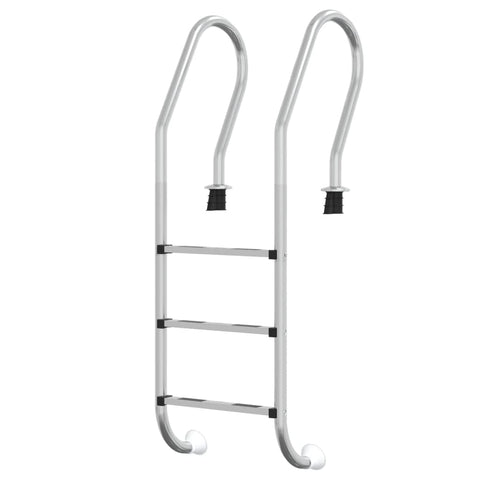 vidaXL Pool Ladder 21.3x15.0x62.2 304 Stainless Steel