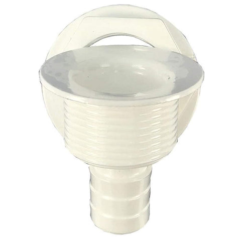 Th Marine APD-2-DP T-h Marine Straight Barbed All-purpose Drain - White