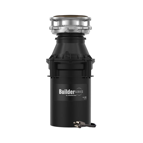 InSinkErator Builder Series BLD50 W/C Kitchen Garbage Disposal with Power Cord, 1/2 HP Motor Continuous Feed