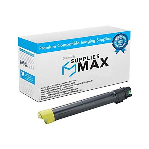 SuppliesMAX Compatible Replacement for Dell 7130CDN Yellow Toner Cartridge (20000 Page Yield) (FRPPK)