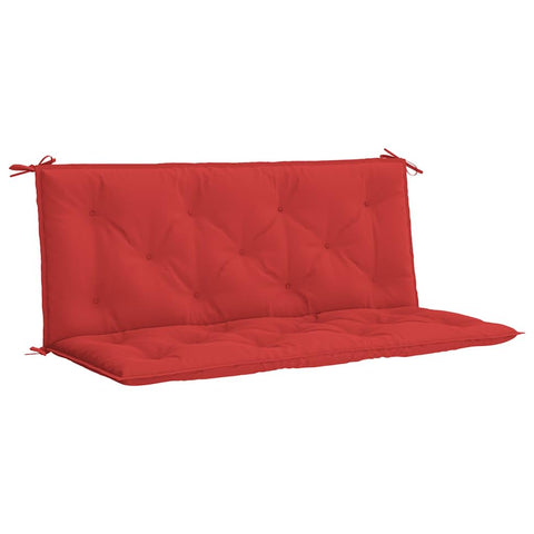 vidaXL Indoor/Outdoor Bench Cushions 2 pcs, Patio Loveseat Cushions, Porch Swing Seat Cushions, Non-Slip, Water-Repellent, Breathable, Resilient, Red 47.2"x19.7"x2.8" Oxford Fabric
