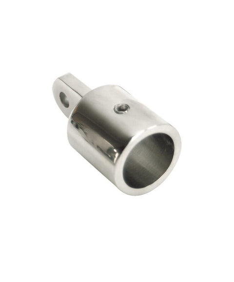 Whitecap 6103C Top Cap with Set Screws - 1" Tube x 1/4" Pin, 316 SS