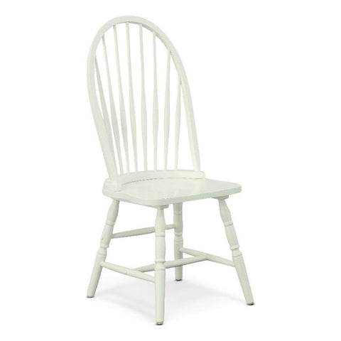 Windsor Wood Dining Chair in Pure White