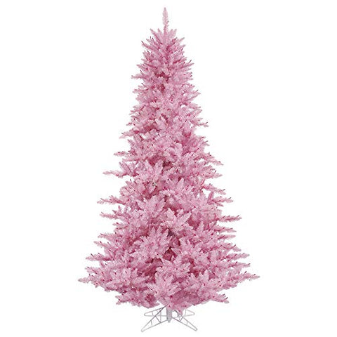 Vickerman 4.5' Pink Fir Artificial Christmas Tree, Unlit - Faux Fir Christmas Tree - Seasonal Indoor Home Decor