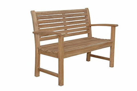 Anderson Teak Victoria 2-Seater Bench Without Cushion, 48"