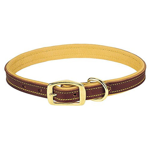 Weaver Leather Deer Ridge Collar, 5/8 x 13-Inch, Brown