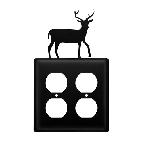Deer - Double Outlet Cover