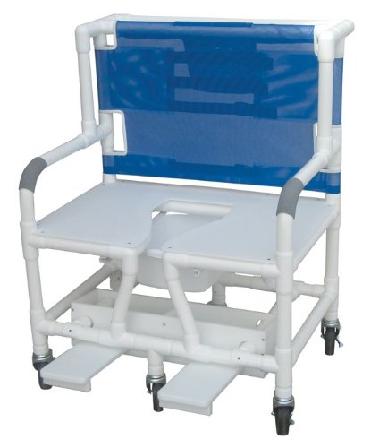MJM International 131-5 Bariatric Shower- Commode Chair