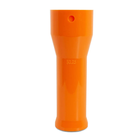 Cassida Coin Wrapping Tube fits Cassida C500/C800, Quarters, Orange (A-C5-25C)