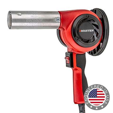 Master Appliance HG-501T Lightweight Industrial Heat Gun, Quick Change Plug-In Heating Element - 1200F, 120V, 1680W, 14 Amps - Assembled In USA