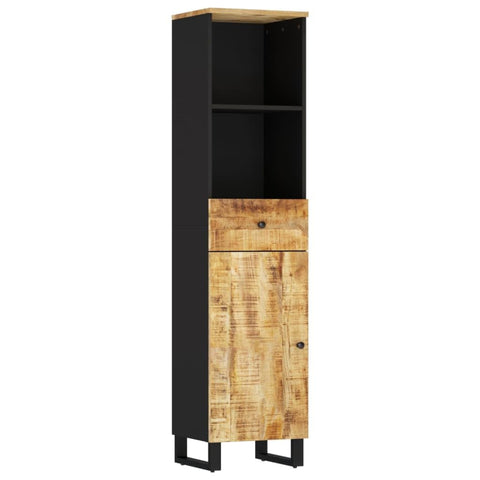 vidaXL Bathroom Cabinet 15.0x13.0x63.0 Solid Wood Mango