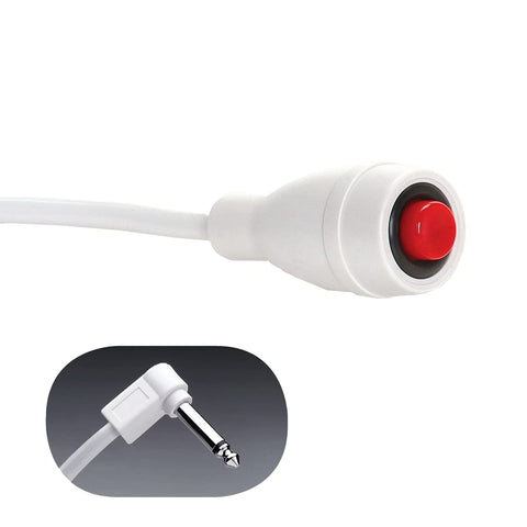 Crest Healthcare Supply EconoCall Call Cord, 1/4" Phone Plug, White, Single, 10'