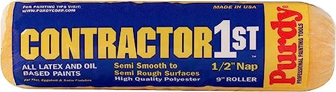 Purdy 144688093 Contractor 1st Roller Cover, 9 inch x 1/2 inch Nap