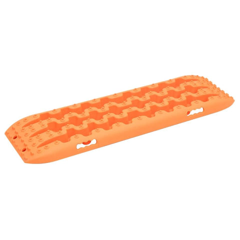 vidaXL 2 pcs Orange Traction Boards | 41.7"x12"x2.8" | Reinforced Nylon | Portable and Durable | Optimal Teeth Design | Supports Up to 10 Tons | Good for Sand, Mud, and Snow