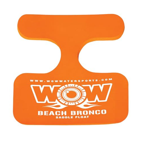 WOW Sports Water Saddle Float for Adults and Kids, 1 Person Pool Seat, Water Accessories Orange, 21" x 20" x 1.6"