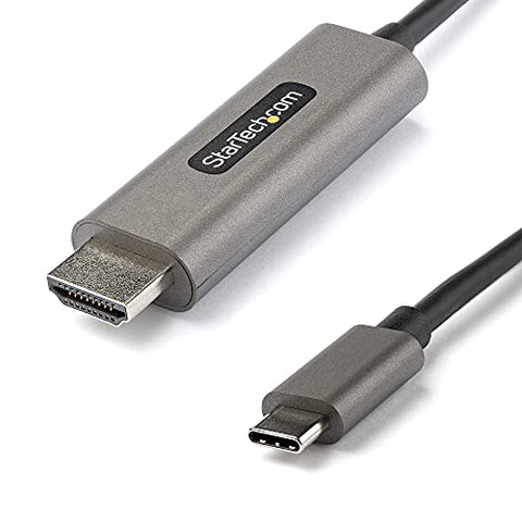 StarTech.com 6ft (2m) USB C to HDMI Cable 4K 60Hz w/ HDR10 - Ultra HD USB Type-C to 4K HDMI 2.0b Video Adapter Cable - USB-C to HDMI HDR Monitor/Display Converter - DP 1.4 Alt Mode HBR3 (CDP2HDMM2MH)
