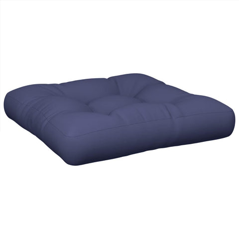 vidaXL Pallet Cushion, Outdoor Sofa Cushion, Chair Pad for Living Room Garden Furniture, Patio Cushion, Backrest Pillow, Navy Blue Fabric