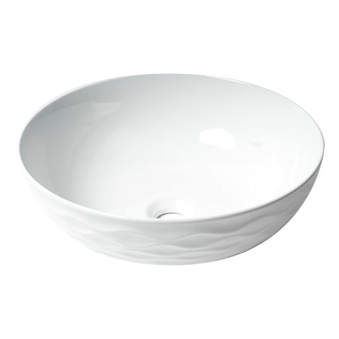 ALFI brand ABC909 Bathroom Sink, 15.13 x 15.13 x 5.5, White