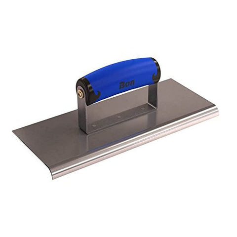 Bon 62-459 10-Inch by 4-Inch Stainless Steel Concrete Sidewalk Edger with 3/8-Inch Radius and 1/2-Inch Deep Comfort Grip Handle