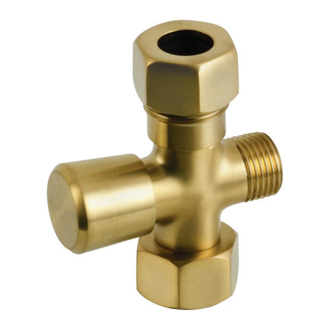 Kingston Brass ABT1060-7 Vintage Shower Arm Diverter, Brushed Brass