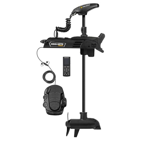 Minn Kota Terrova Quest Brushless Bow-Mount Electric Trolling Motor with Dual Spectrum Chirp Sonar – 90/115 Lb. Thrust, 45 in. Shaft, Freshwater