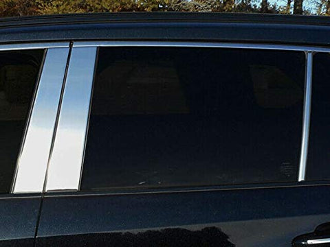 QAA is Compatible with 2019-2025 Toyota Rav4 6 Piece Stainless Pillar Post Trim PP19181